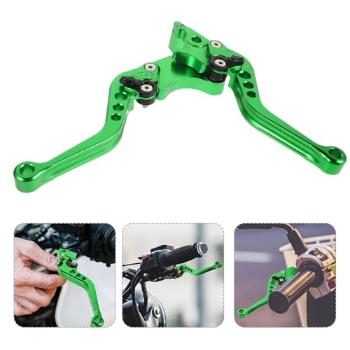Manetas de freno y embrague de motocicleta pivotantes de aluminio ajustables 3