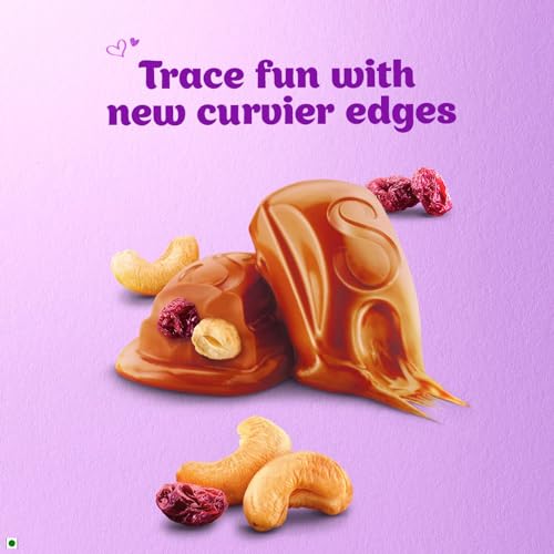 Image of Cadbury Dairy Milk Silk Fruit And Nut Chocolate Bar, 137 Gm (Pack Of 3)