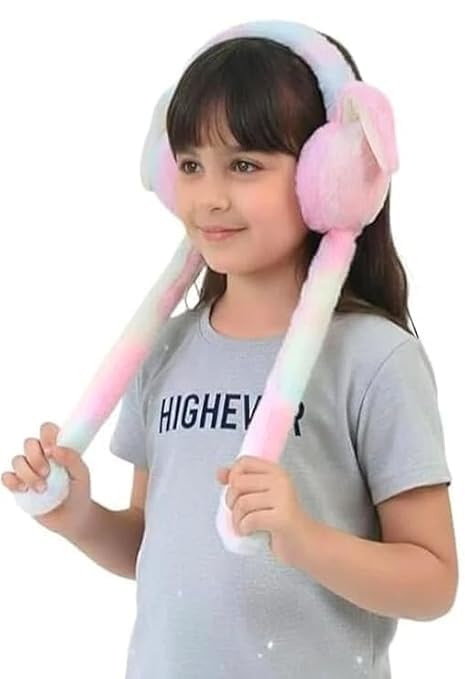 Image of Kids Winter Earmuff with Bunny Ears