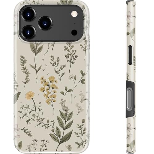 MERRO for iPhone 17 Pro Max Case,Cute Aesthetic Flower,MagSafe Compatible