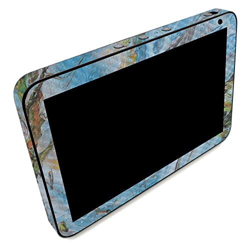 Image of MightySkins Carbon Fiber Skin Compatible with Amazon Echo Show 8 (Gen 2) - Island Swirl | Protective, Durable Textured Carbon Fiber Finish | Easy to Apply | Made in The USA