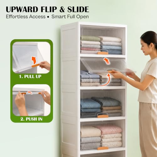 JD FRESH 5 Tier X-Large White Cupboard - Image 7