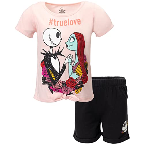 Conjunto Disney Nightmare Before Christmas Sally para niña de pantalón corto de rizo
