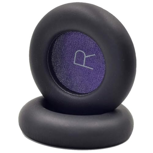 Almohadillas de repuesto para auriculares Backbeat Pro, compatibles con Plantronics Backbeat Pro inalámbricos con cancelación de ruido, piel sintética premium y espuma viscoelástica miniatura 3