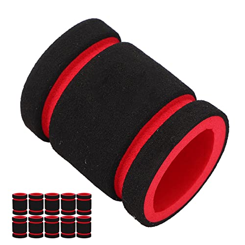 Tattoo Grip Wrap, Thick Foam Disposable Tattoo Grip for Tattoo Machine Grip (Red)