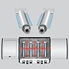 Barbecue Genius Broil King 18629 Stainless Steel Tube-in-Tube Burner for Signet and Sovereign Series Gas Grills