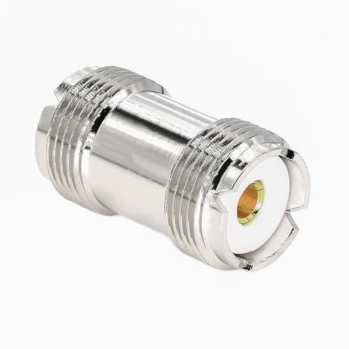 Adaptador de antena UHF PL259 SO239 hembra a hembra x2 miniatura 3