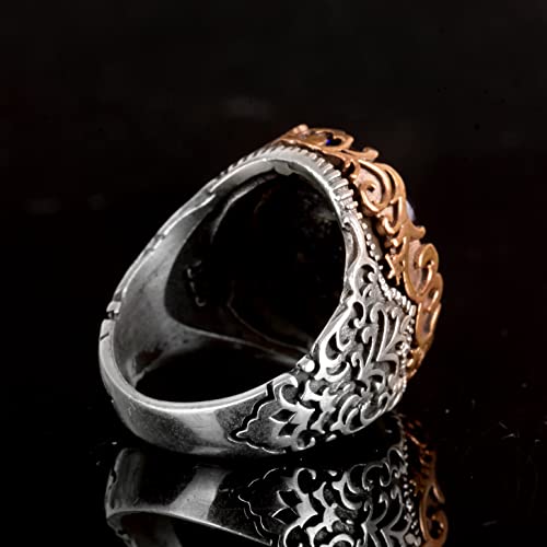 Sterling Silver Ring With Stone, Silver Ring Men, Amethyst Stone Ring, Mens Ring Silver #TOP4