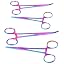 4pcs Colorful(straight+curved)