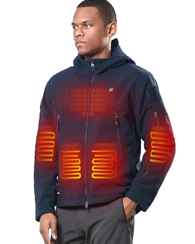 DEWBU Heated Fleece Hoodie