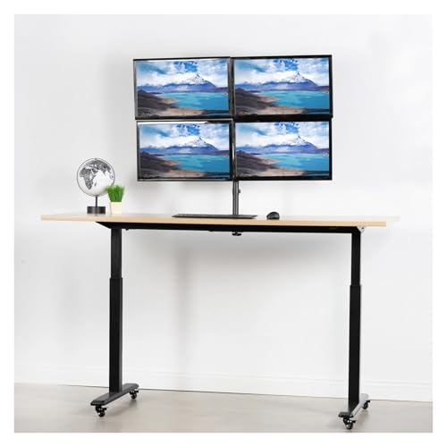 Support de bureau pour écran LCD quadruple pour optimiser le télétravail - 5