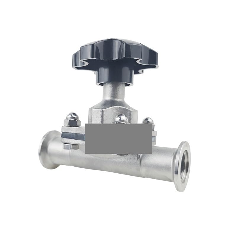 Válvula de vacío KF16 manual en acero inoxidable 304 con brida de abrazadera 4