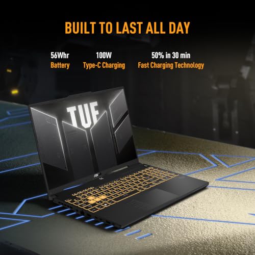 Image of ASUS TUF F16 (2026),Intel Core 5 205H (Series 2),RTX 3050-6GB,16GB RAM (Upgradeable),512GB SSD,FHD+,16 inch(40 cm),Win 11,M365 Basic(1Y),Office 2024,Mecha Gray,2.2 Kg,FX607VJR-TU325WS,Gaming Laptop