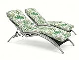 Cojin Tumbona Exterior 180x50x6 Pack2. Colchoneta Tumbona. Cojines para...