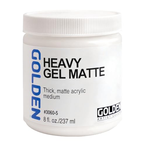 Golden Acryl Med 8 Oz Heavy Gel Matte
