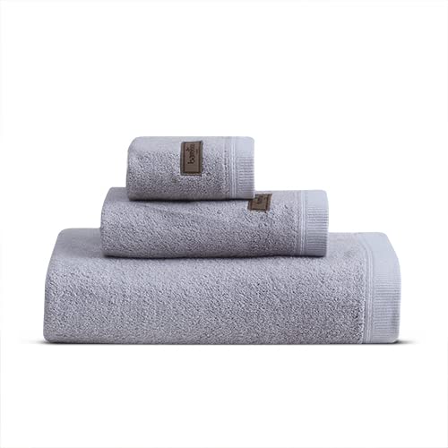 SPREAD SPAIN 100 Pure Bamboo 3 Piece Towels Set 360 GSM 1 Bath 1