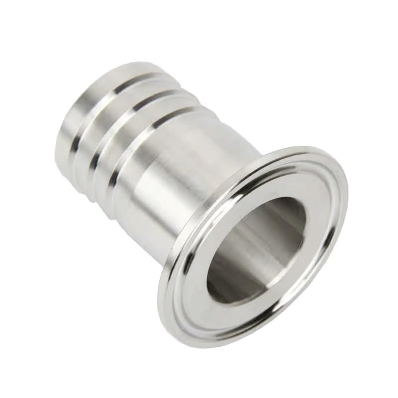 Złączka do węża sanitarnego z zaciskiem trójzaciskowym, do remontu domu, tuleja ze stali nierdzewnej SUS SS 304(108mm x Ferrule 119)