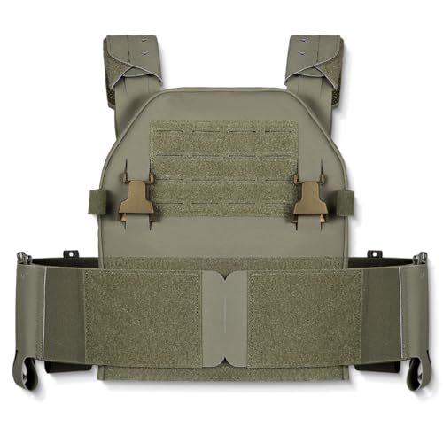 ACETAC LPPC V.2 Tactical Vest Low-Profile Vest Modular Placard Compatible Made from 1000D Nylon Laminates MultiCam (Ranger Green)