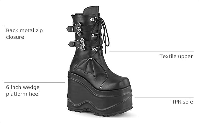 Demonia Women's Wave-150 Ankle Boot