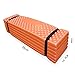 Folding Sleeping Pad Mat Designed for Tent, Couple, and - Lightweight, Compact, and - Select Colors, Orange, 190x56cm