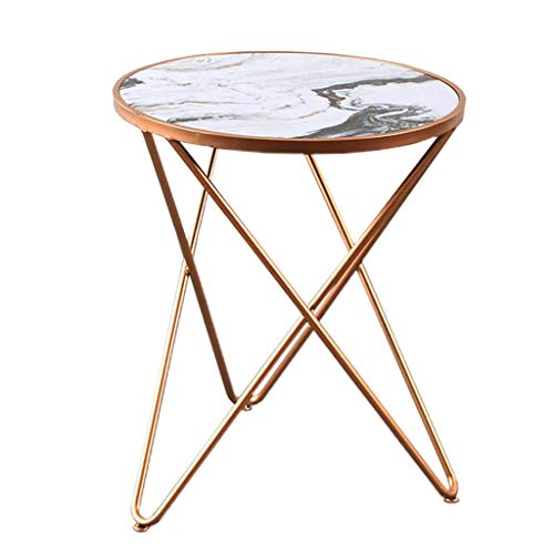 Minimalist Side Table/Wrought Iron Coffee Table, Three-Point Support D Minimalist Side Table/Wrought Iron Coffee Table, Three-Point Support D