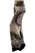 UpTown Appearl Cool Touch Plus Size Soft Stretchy Palazzo Pants Curvy Tall Long Women's Fold-over High Waist Palazzo , Made in USA