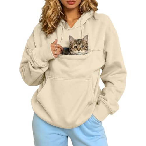 Sudadera protección solar mujer oversize manga larga invierno 5