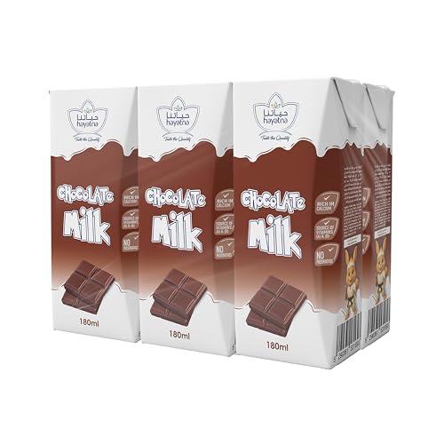 Hayatna Chocolate UHT Milk 180 ml 6-Pack