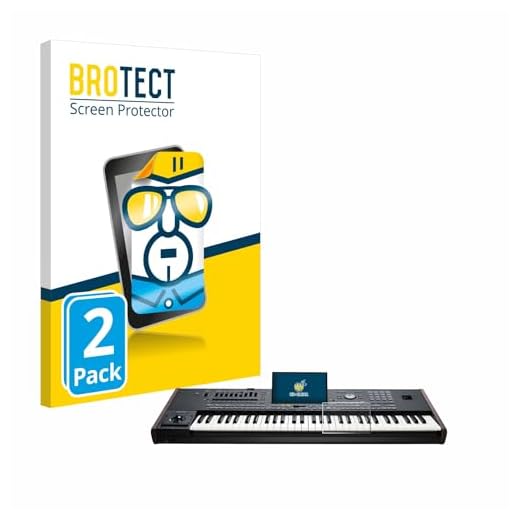 BROTECT Protector Pantalla para KORG Pa5X Protector Transparente (2 Unidades) Anti-Huellas