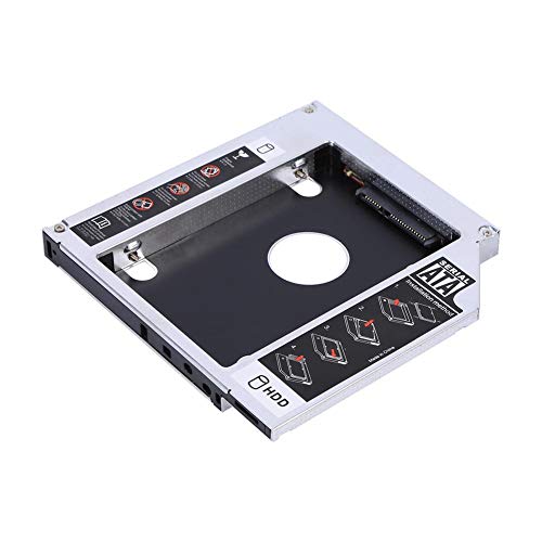 Discos Duros Ssd Mavis Laven Adaptador SATA I/II/III SSD HDD de 12.7 mm Unidad de Disco Duro Bandeja de la Bandeja de la Computadora Adaptador...