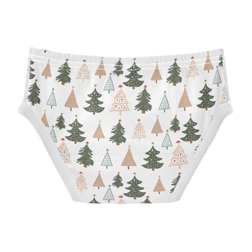 Boys' Exclusive Briefs Toddler Underwear 95% Combed Cotton Boxerbriefs 2T Christmas Tree Pattern 602