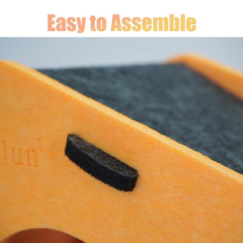 neolun Casa de hamster, esconderijo de porquinho-da-índia de feltro, cabana de esconderijo de animai