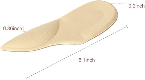 Miniatura 5 de Plantillas 2 en 1 para fascitis plantar con soporte de arco, Claro