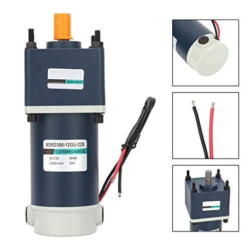 12V 300W Gear Reducer, Dc Permanent Magnet Motor 15Mm Shaft Good Flexibility 2200 Rpm Large Torsion For Mechanical Equipment(150Rpm) #TOP3