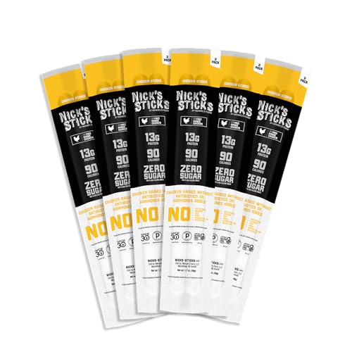 Nick's Sticks Clean &amp; Balanced Free Range Chicken Snack Sticks (6-1.7oz)
