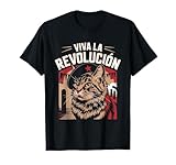 Viva La Revolucion Tshirt Cat Kitty Miau Meow