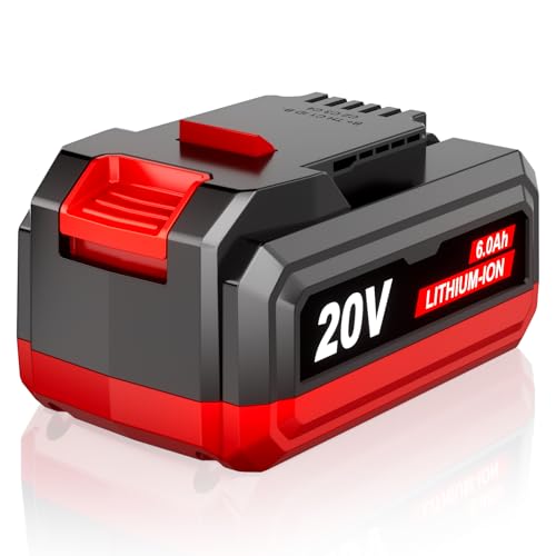 Supowill 20V Replacement for Bauer 20V Battery 6.0 Ah 1701C-B 1702C-B 1907C-B 2108C-B 2109C-B 20V MAX Lithium-Ion Battery Compatible with 20 Volt Cordless Power Tools for Bauer Battery