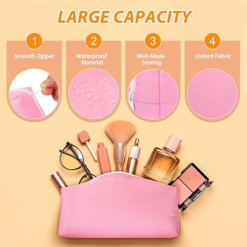 Sherr 24 Pcs Bulk Pencil Cases for Teacher Appreciation End of Year Gifts 8×4×2 Inches Slim Pencil Pouch with Zipper Aesthetic Stationery Bag for Gifts Suffers - Image 4