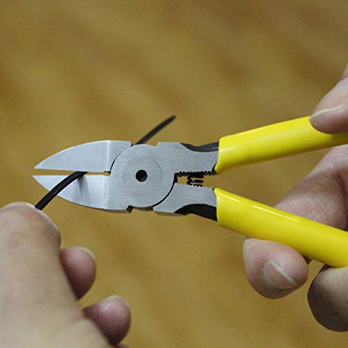 Kalim 6'' Diagonal Cutting Pliers, Wire Cutter Professional Designed, Flush Cutter With High-Duty Chrome Vanadium Alloy Steel Cutting Edge. #TOP5