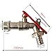 1/2 Inch Zinc Alloy Faucet Garden Bibcock Outdoor Lockable Water Tank Connector Industrial Home Irrigation Replacement Tool