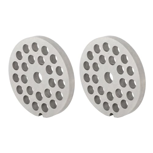 SUNGOOYUE Lame de Disque de Hachoir à Viande Efficace en Acier Inoxydable pour Hachoir à Viande à Main 2 Pièces, Facile à Nettoyer, compatibilité Universelle, pour l'efficacité de la Cuisine