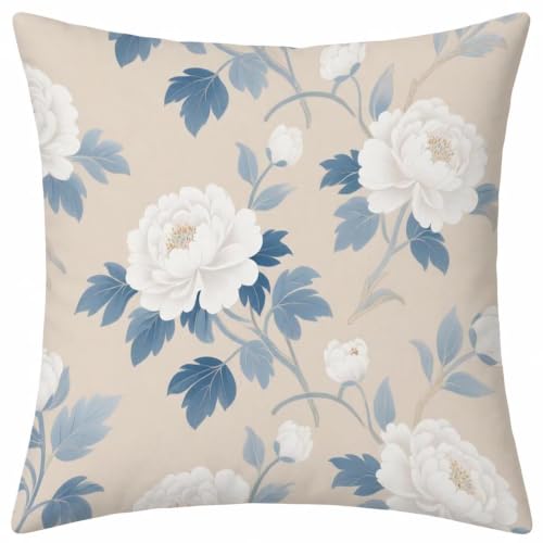 Flor fundas cojines 60x60cm impermeables para proteger el sofá contra derrames de café 2