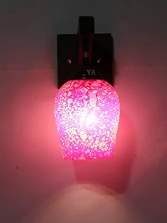 ONECYA ROYAL FANCY Round Wooden Wall Light/Wall Hanging Lamp for Bedroom, Pendant Light Indoor and Outdoor Electric (Pack of 1) Downcya036