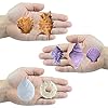 Seashell Sea Urchin Candy Silicone Molds for Fondant Cake Decoration, Cupcake Topper, Chocolate, Soap, Polymer Clay, Resin Epoxy, Concrete, Cement, Plaster Craft Projects 7-in-set Large #4