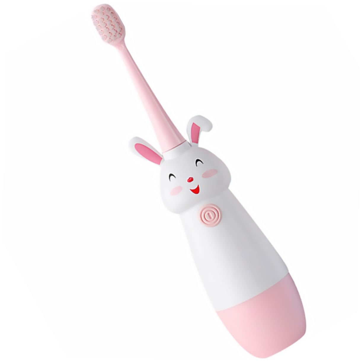 PartyKindom 3sets Spazzolino Elettrico Per Ragazzo Ragazza Forma Di Cartone Animato Completo Con Testine Sostituibili Manico Antiscivolo e Design Rosa Spazzolino Sicuro e Facile Da Impugnare