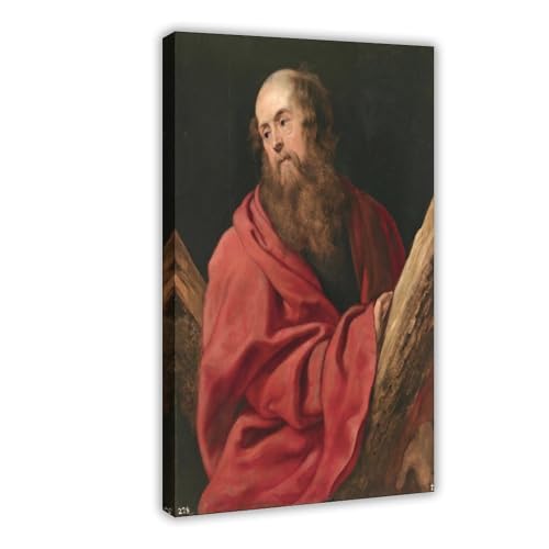 Impression sur toile Saint Andrew Rubens pour habiller un grand mur vide de salon