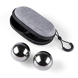 MDLUU Stainless Steel Baoding Balls, 1.57 Inches Non...