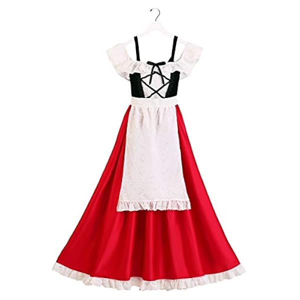 FunPop Deluxe Red Riding Hood Women's Fancy Dress Costume