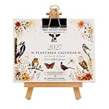 Eco-Friendly Plantable Seed Calendar 2027 13 Pages
