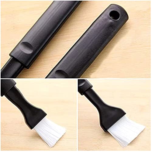 Hometeq 2 Pack - Nylon Bristle Pastry Brush For Basting, Baking, Cooking Food Brush #TOP3